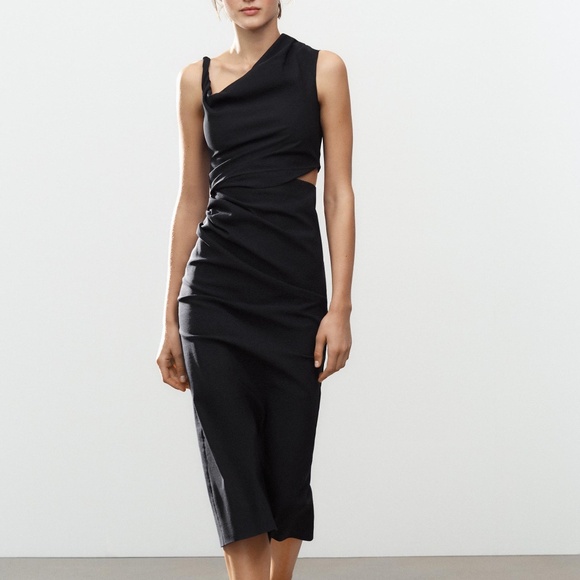 Zara Cut Out Dress(S) NWT - Picture 1 of 10